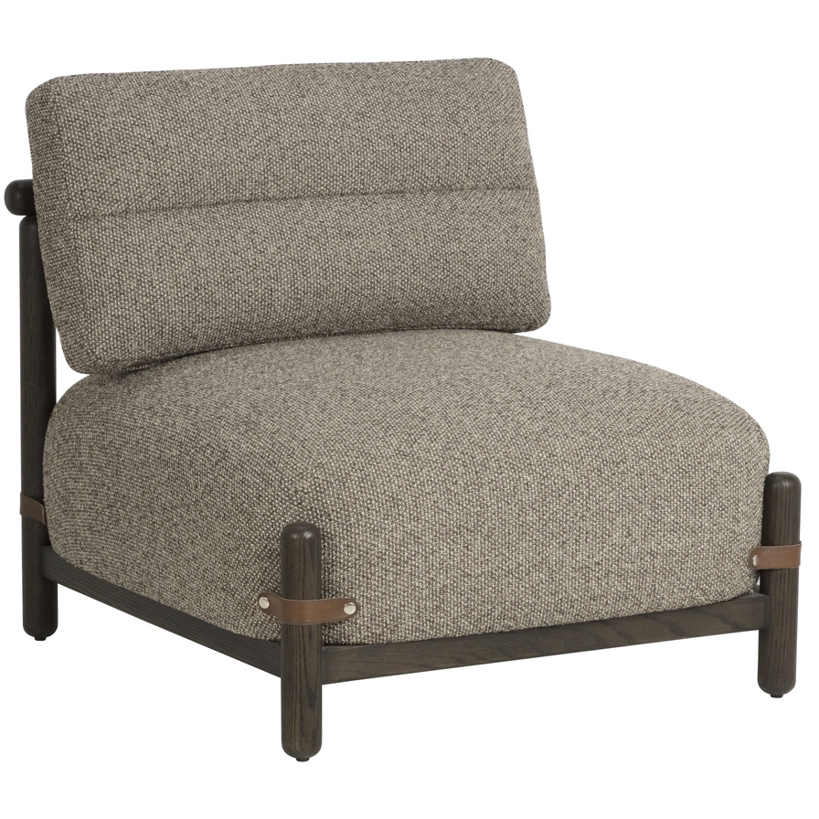 Holst Ebony / Gellar Earth Lounge Chair